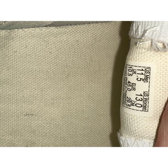 Vans Unisex Men 11.5 Women 13 Canvas Slip on Trippy Drip Skulls Mushrooms Retro - Picture 6 of 10